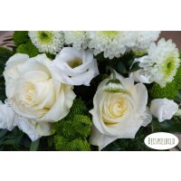 Floristenstrauß in der Farbe: weiß