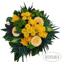 Floristenstrauß in der Farbe: gelb
