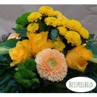 Floristenstrauß in der Farbe: gelb