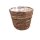 Weiden Pflanzkorb "Willow natur" Höhe ca. 15cm, Durchmesser ca. 18cm