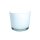 Glas Übertopf, weiss, Höhe 12,5 cm, Durchmesser 14,5 cm