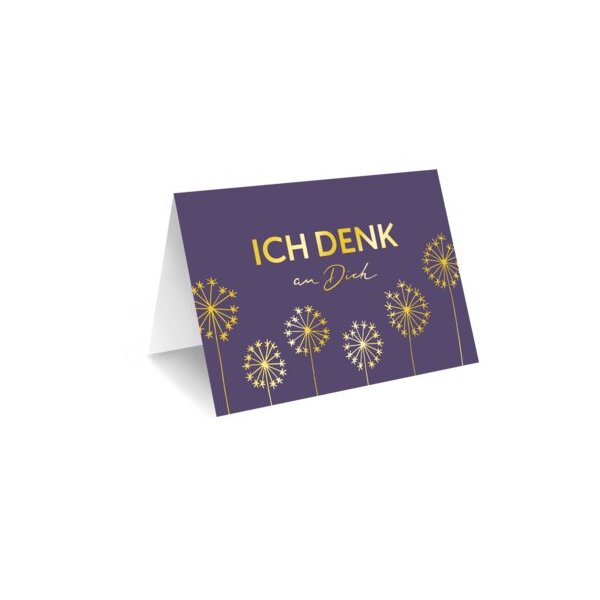 Grußkarte "Ich denk an Dich"