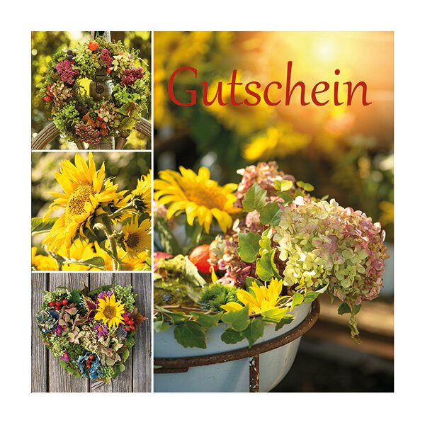 Gutschein Gärtnerei Müller (Motivkarte: Herbstzeit) 20 Euro