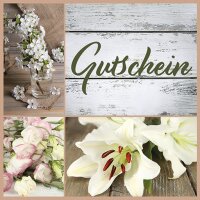 Gutschein Gärtnerei Müller (Motivkarte: Vintage...