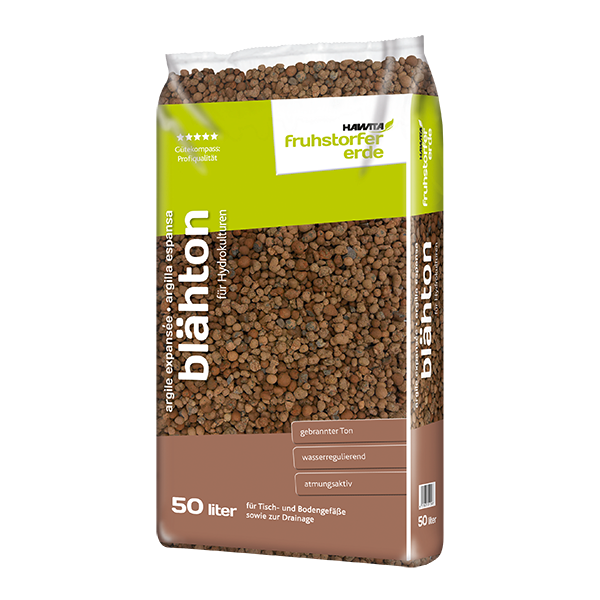 Blähton, Körnung 8 bis 16mm, 20 Ltr. im Beutel