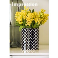 Hyazinthe, (Hyacinthus orientalis), 3 Zwiebel im 12cm Topf, Farbe gelb, Sorte: Yellowstone