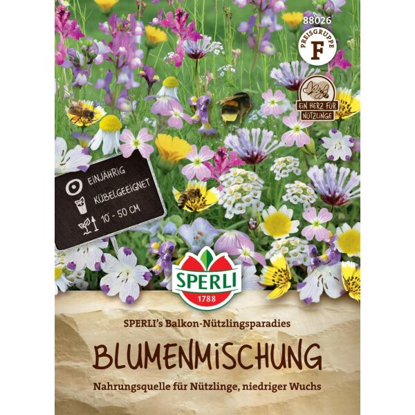 Blumenmischung SPERLI´s Balkon-Nützlingsparadies