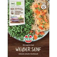 BIO Microgreen-Saat Weißer Senf
