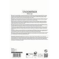 Weiße Steckzwiebel Snowball