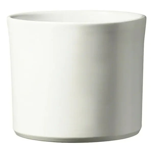 Übertopf Miami, weiß matt, 13cm Durchmesser