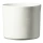 Übertopf Miami, weiß matt, 13cm Durchmesser