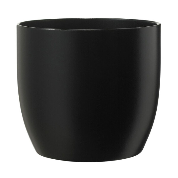 Übertopf Basel Fashion, schwarz matt, 19cm Durchmesser