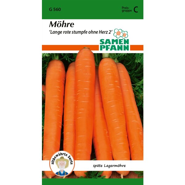 Möhren Lange Rote Stumpfe