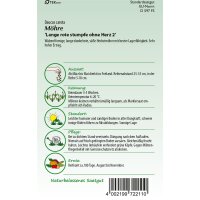 Möhren Lange Rote Stumpfe