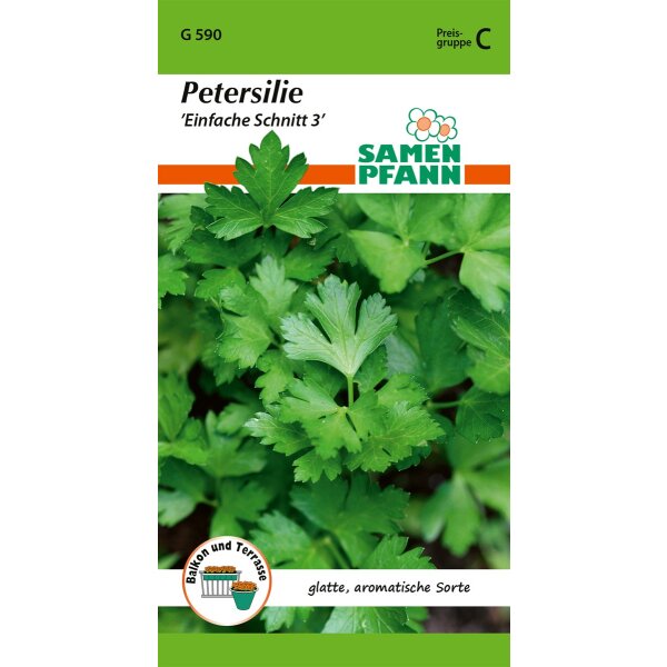 Petersilie Einfache Schnitt