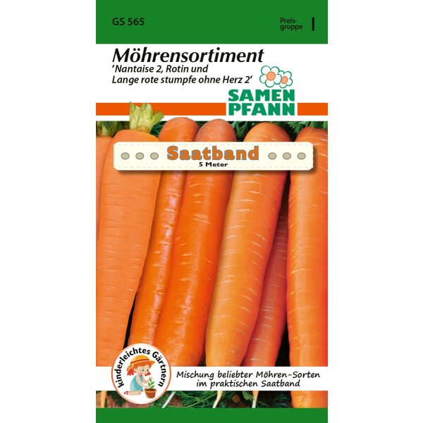Saatband Möhrensortiment
