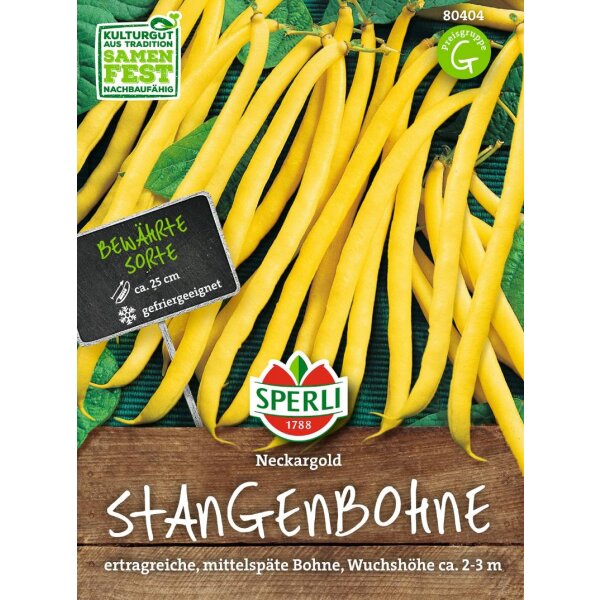 Stangenbohne Neckargold