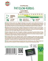 Patisson-Kürbis Custard White