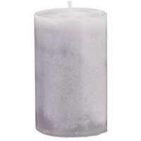 durchgefärbte Stumpenkerze Basic granit