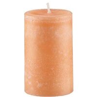 durchgefärbte Stumpenkerze Basic papaya