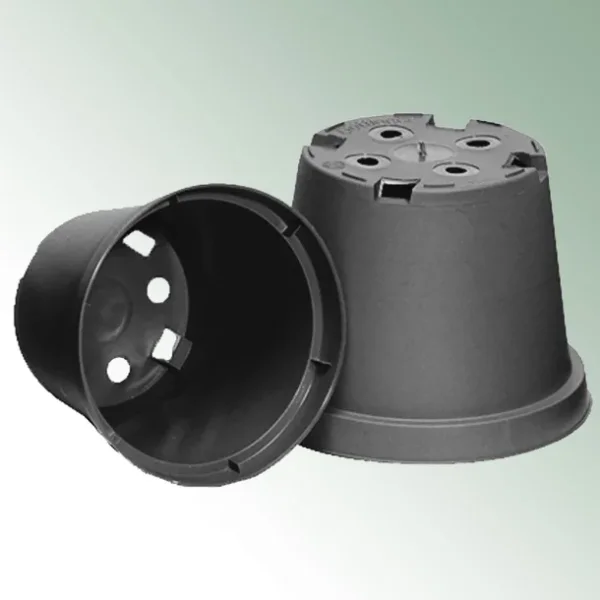 Profi Anzuchttopf, Pflanztopf, rund, 11cm Durchmesser, schwarz