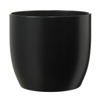 Übertopf Basel Fashion, schwarz matt