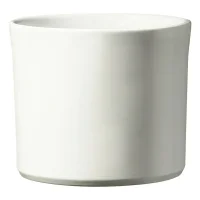 Übertopf Miami, weiß matt