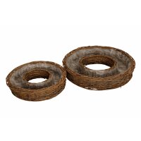 Weidenpflanzring im 2er Set, Durchmesser: 37 und 47cm,...